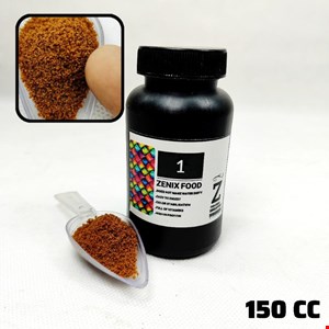 غذا ماهی آکواریوم ZENIX 1 حجم 150 سی سی