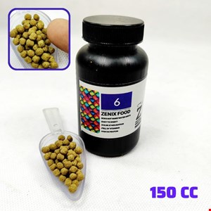 غذا ماهی آکواریوم ZENIX 6 حجم 150 سی سی