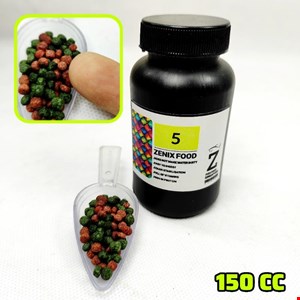 غذا ماهی آکواریوم ZENIX 5 حجم 150 سی سی