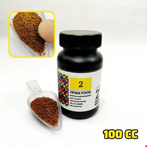 غذا ماهی آکواریوم ZENIX 2 حجم 100 سی سی