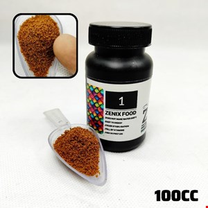 غذا ماهی آکواریوم ZENIX 1 حجم 100 سی سی