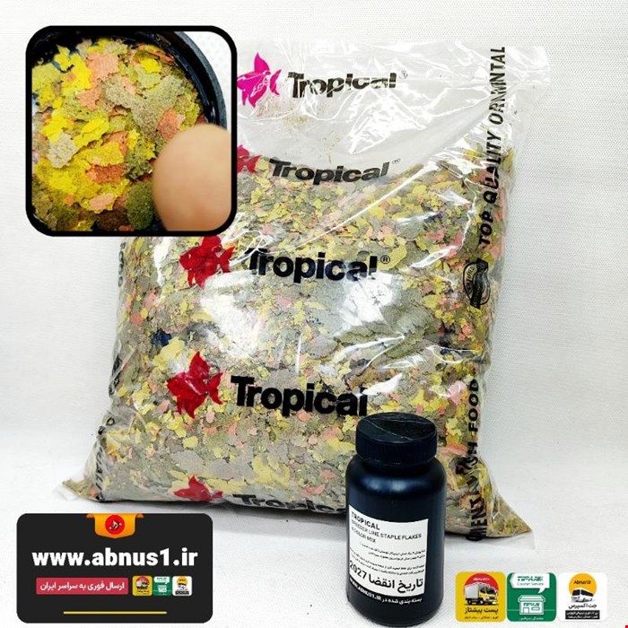 غذا تروپیکال لهستان BREEDER LINE 4 COLUR MIX فله 150 میل