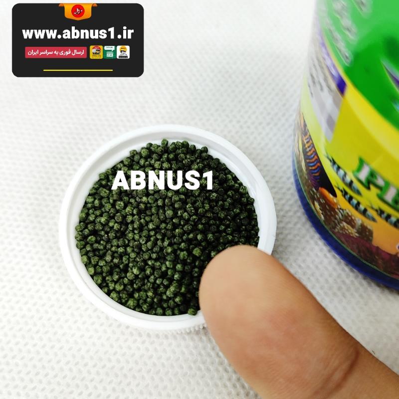 غذا ماهی آکواریوم OCRANBLUE  اسپرولینا پلت اسمال 125 گرم  غذای ماهی زینتی OCEANBLUE مدل Spirulina Pellet Small 125g، حاوی جلبک اسپیرولینا طبیعی برای رشد سریع، رنگ درخشان و سلامت ماهی. عرضه مستقیم و تازه از آبنوسوان.