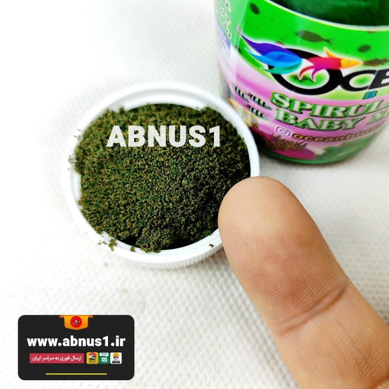 غذا ماهی آکواریوم OCEANBLUE اسپرولینا بیبی میکس 45G غذای اسپرولینا بیبی میکس OCEANBLUE مدل 45g مخصوص بچهماهی و ماهیان کوچک. سرشار از پروتئین و ویتامین B برای رشد و رنگ بهتر. عرضه تازه از نمایندگی رسمی آبنوسوان.