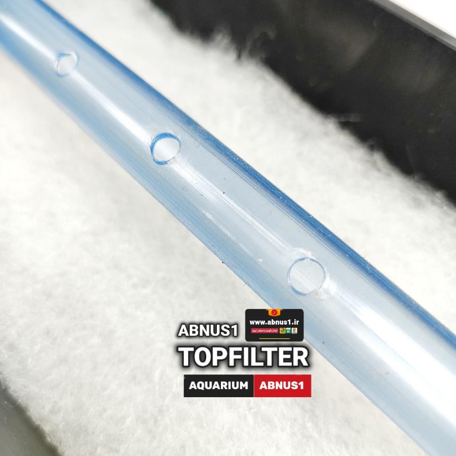 تصاویر شامل جعبه یدک تقویتی ۹۰ سانتی با سه خانه تصفیه، توری CNC کف، خروجی گردابی، لوله دوش، کیپ‌کن، شلنگ اتصال، رابط L و بدنه بزرگ مناسب تانک‌های حرفه‌ای است.