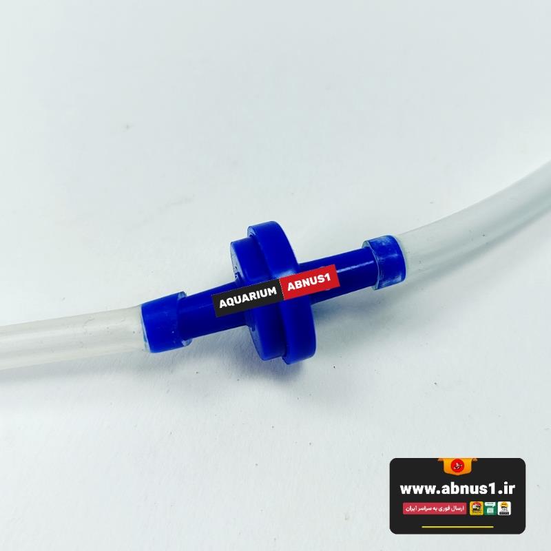 سوپاپ یکطرفه حرفه ای شلنگ آکواریوم DRAGON بلو سوپاپ یکطرفه حرفهای DRAGON بلو — جلوگیری از بازگشت آب به پمپ هوای آکواریوم