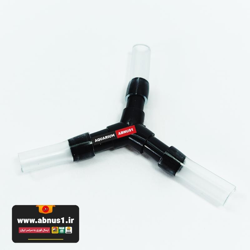 سه‌راهی بلک DRAGON مخصوص شلنگ آکواریوم – طراحی مقاوم و دقیق با اتصال بدون نشتی.  