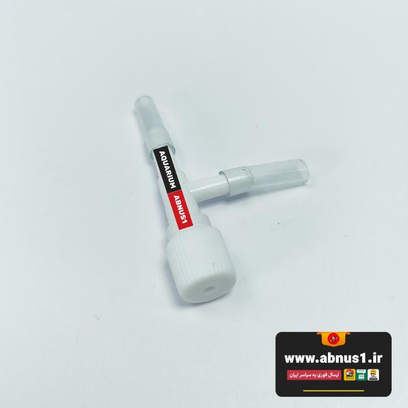  شیر هوای ۹۰ درجه آکواریوم DRAGON مدل L سفید – ضد نشتی، دقیق و ساخته‌شده از پلاستیک باکیفیت برای کنترل جریان هوای پمپ.