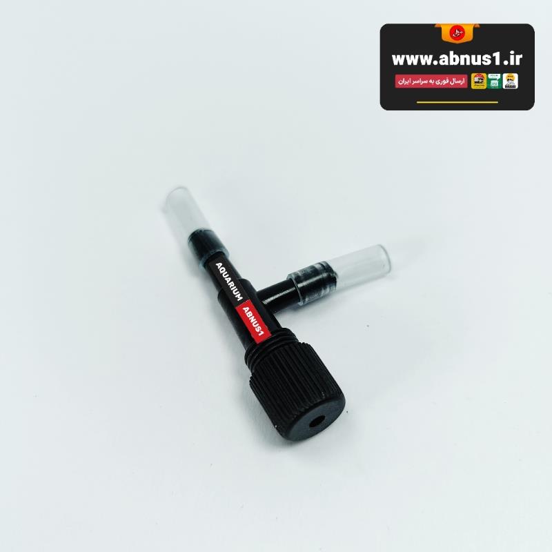  شیر هوای ۹۰ درجه آکواریوم DRAGON مدل L بلک – ضد نشتی، دقیق و ساخته‌شده از پلاستیک باکیفیت برای کنترل جریان هوای پمپ.