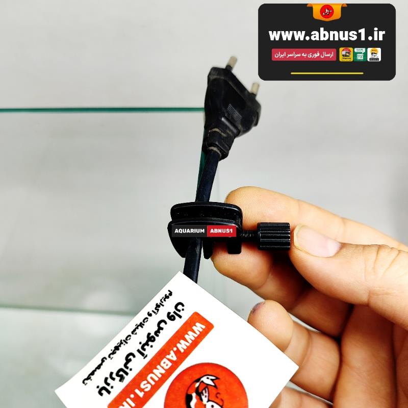 گیره همه‌کاره DRAGON – نگهدارنده کوچک و قابل تنظیم برای شلنگ و سیم آکواریوم، طراحی پلاستیکی مقاوم و ضد لغزش.