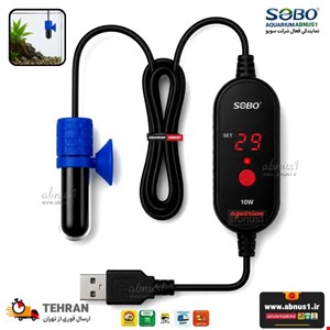 بخاری آکواریوم سوبو مینی هیتر FM-15W مانیتوردار