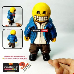 مجسمه بزرگ فیگور ایموجی دهان و چشم خندان