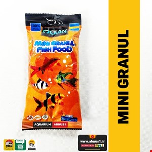 غذا ماهی آکواریوم MINI GRANUL اوشن 100 گرم