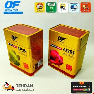 غذا AR-G1 ماهی آکواریوم AROWANA CARNIVOROUS PLLET اوشن فری  250G