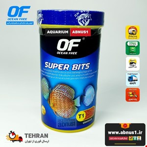 غذا ماهی دیسکس آکواریوم SUPER BITS T1 اوشن فری 280 میل