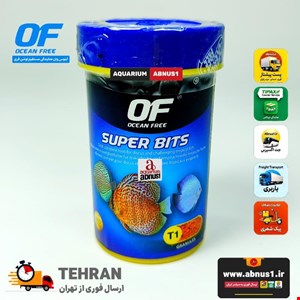 غذا ماهی دیسکس آکواریوم SUPER BITS T1 اوشن فری 110 میل
