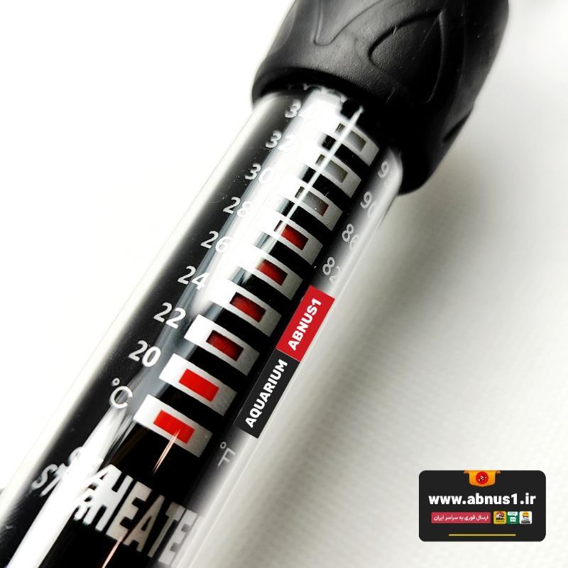  تصاویر شامل بخاری آکواریوم SEA STAR مدل HX-926 نسل جدید با توان 500 وات، بدنه شیشه کوارتز ضد انفجار، نمایشگر دما سانتی‌گراد و فارنهایت، دو ترموستات مجزا، ضربه‌گیر کف و دو عدد بادکش نگهدارنده است.