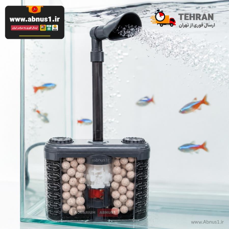 یلتر داخلی آکواریوم Air Lifting Internal Filter مدل YA-8465 برند AQUACRAFTSMAN با سیستم ایرلیفت (کارکرد با پمپ هوا)؛ دارای گردش آب قوی داخلی، فیلتراسیون چندمرحله‌ای و محفظه مدیا + پد برای شفافیت آب و کمک به رشد باکتری‌های مفید. خروجی آب قابل تنظیم و چرخش ۳۶۰ درجه، عملکرد کم‌صدا، مناسب آکواریوم‌های ۲۰ تا ۲۰۰ لیتر. ارتفاع دستگاه ۲۸ سانت و قابل رگلاژ تا ۳۸ سانت، به همراه شلنگ و ۴ عدد چسبانک نصب روی شیشه.