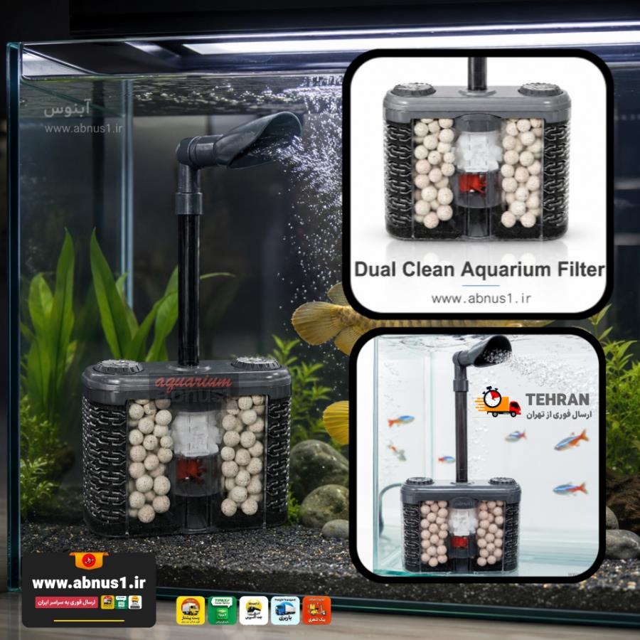 یلتر داخلی آکواریوم Air Lifting Internal Filter مدل YA-8465 برند AQUACRAFTSMAN با سیستم ایرلیفت (کارکرد با پمپ هوا)؛ دارای گردش آب قوی داخلی، فیلتراسیون چندمرحله‌ای و محفظه مدیا + پد برای شفافیت آب و کمک به رشد باکتری‌های مفید. خروجی آب قابل تنظیم و چرخش ۳۶۰ درجه، عملکرد کم‌صدا، مناسب آکواریوم‌های ۲۰ تا ۲۰۰ لیتر. ارتفاع دستگاه ۲۸ سانت و قابل رگلاژ تا ۳۸ سانت، به همراه شلنگ و ۴ عدد چسبانک نصب روی شیشه.