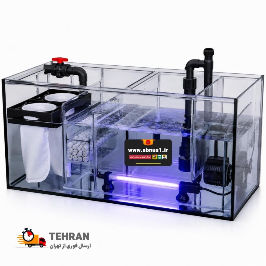 لامپ یو وی زیر آبی ۱۵ وات Asian Star مدل AS-UVC-15W، دستگاه ضدعفونی کننده آکواریوم و سامپ، لامپ uv مخصوص شفاف‌سازی آب و حذف جلبک.