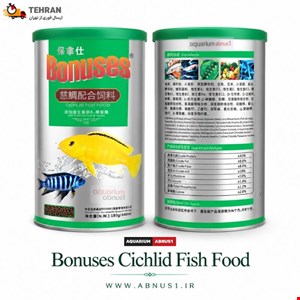 غذا ماهی آکواریوم  CICHLID برند BONUSES حجم 400ML