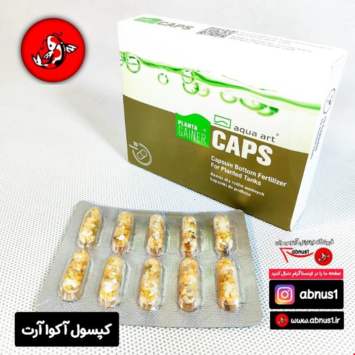 کپسول 1 عددی تقویت گیاه آکواریوم هلندی aqua art