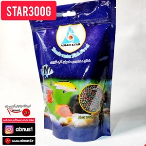 غذا مدیوم گوشتخوار 300 گرمی ASIA STAR